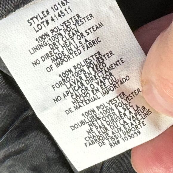 Xscape Floral Brocade Fit & Flare Mesh Trim Party Evening Dress Sz 2 - Picture 6 of 7